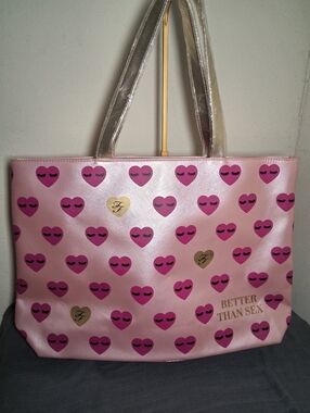 Two Faced Large Better Than S** Tote Bag New With Out Tags